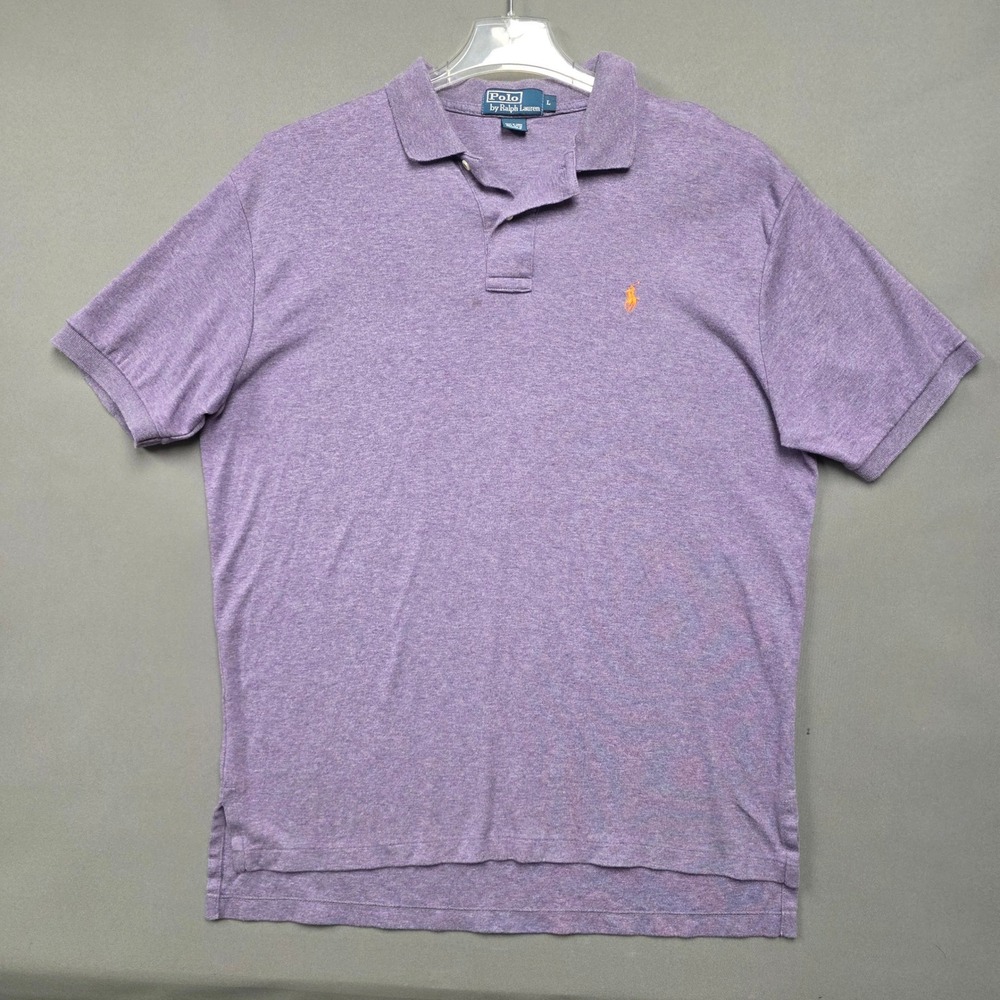 Polo Ralph Lauren Polo Men's Short Sleeve Heathered Purple Large